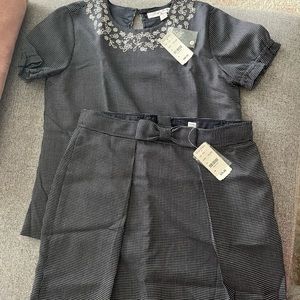 NWT Brooks Brothers Matching Skirt Set
